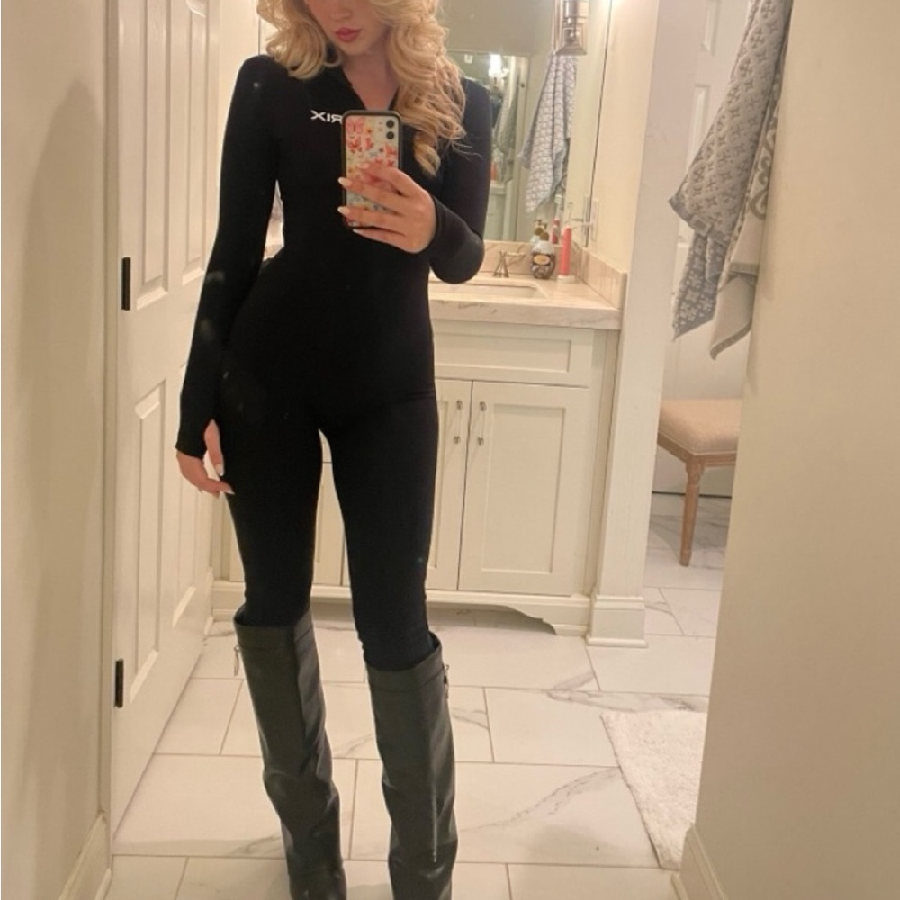 Prix Workshop x Pink Flamingo USA Catsuit